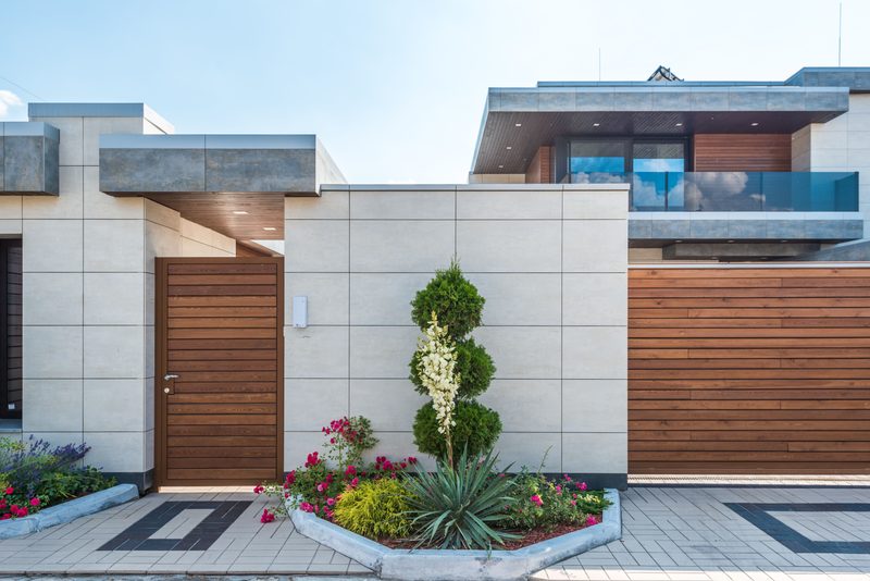 Weatherproof exterior wall paneling installation for residential house in Coimbatore